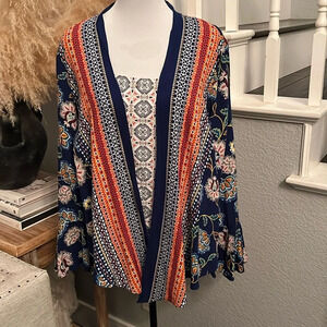 Anthropologie Multicolor Floral Blouse